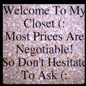 I am open to all offers.